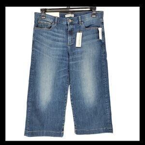 Banana Republic Blue Ankle Cropped Jeans